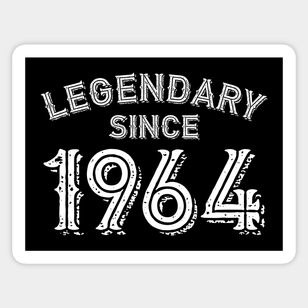 Legendary Since 1964 Sticker by colorsplash